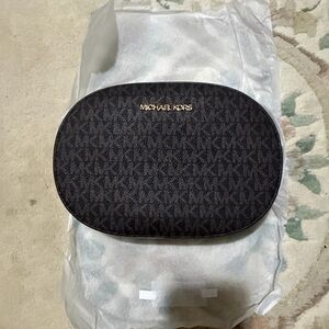 Michael Kors Black Monogram crossbody